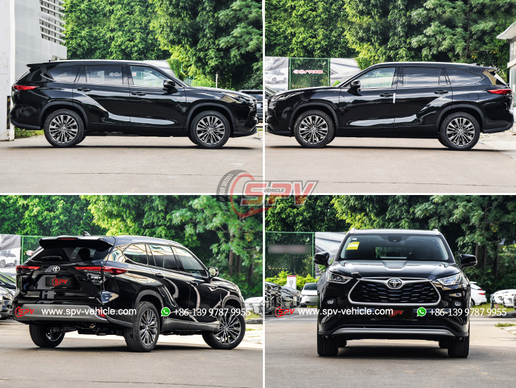 Toyota Highlander Family Sedan - Different Side View